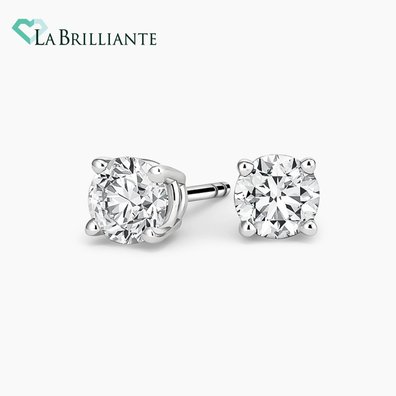 Lab Diamond Stud Earrings (3 ct. tw.) in 18K White Gold