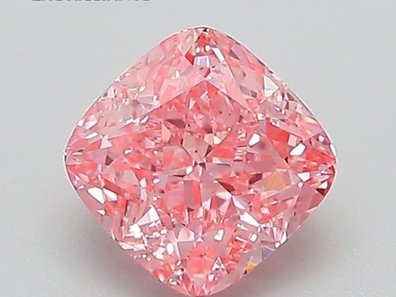 Cushion 1.90 Ct. Fancy Vivid Pink VS1 Lab-Grown Diamond