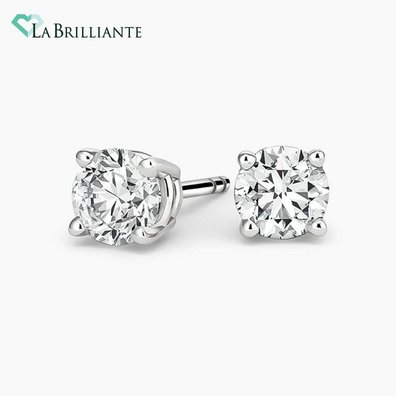 Lab Diamond Stud Earrings (3 ct. tw.) in 14K White Gold