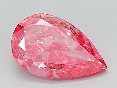 Pear 1.04 Ct. Fancy Vivid Pink SI1 Lab-Grown Diamond