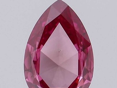 Pear 1.03 Ct. Fancy Vivid Punkish Purple VS2 Lab-Grown Diamond