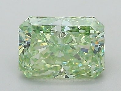 Green lab-grown diamond