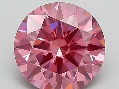 Round 2.25 Ct. Fancy Vivid Purple VS1 Lab-Grown Diamond