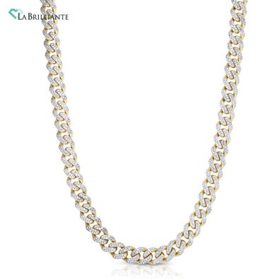 Lab Diamond Cross Pendant (3 1/7 ct. tw.) in 10K Yellow Gold