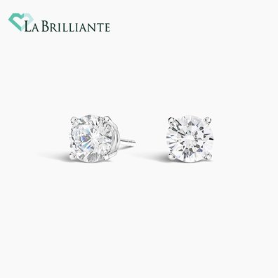 Lab Diamond Stud Earrings (1 ct. tw.) in 14K White Gold