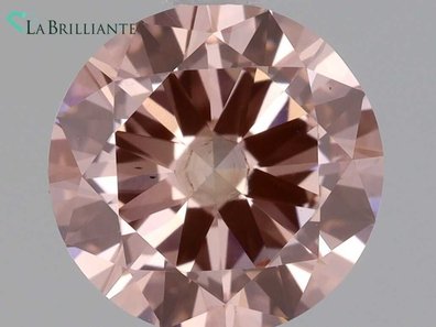 Round 1.02 Ct. Fancy Brownish Purple SI1 Lab-Grown Diamond