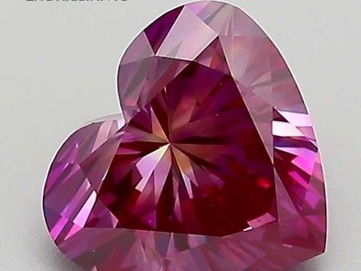 Heart 1.22 Ct. Fancy Vivid Purple VS2 Lab-Grown Diamond