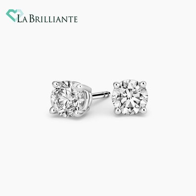 Lab Diamond Stud Earrings (1 1/4 ct. tw.) in 14K White Gold