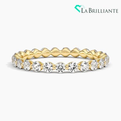 Riviera Eternity Lab Diamond Ring (1 ct. tw.) in 18K Yellow Gold