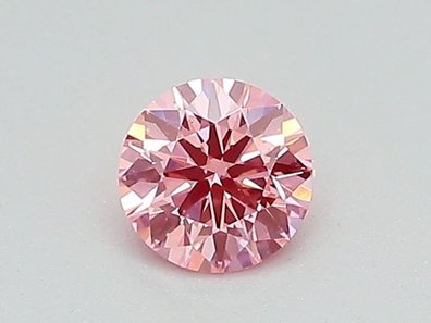 Round 3.26 Ct. Fancy Vivid Pink VS1 Lab-Grown Diamond