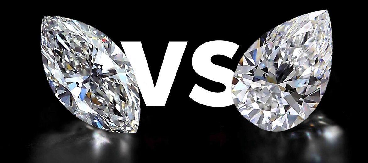Pear and Marquise Cut Lab-Grown Diamonds