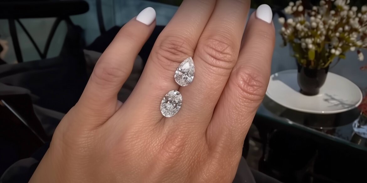 Comparing Pear and Oval Cut Lab-Grown Diamonds