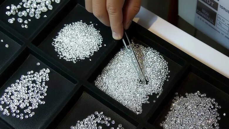Colorless diamond melee wholesale
